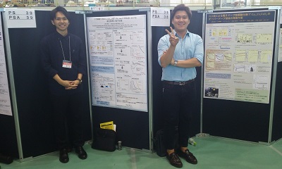 ポスター発表を終えて記念撮影